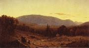Sanford Robinson Gifford Hunter Mountain Twillight Spain oil painting artist